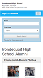 Mobile Screenshot of irondequoithighschool.com