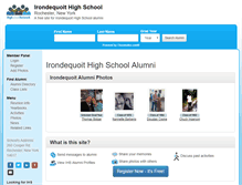Tablet Screenshot of irondequoithighschool.com